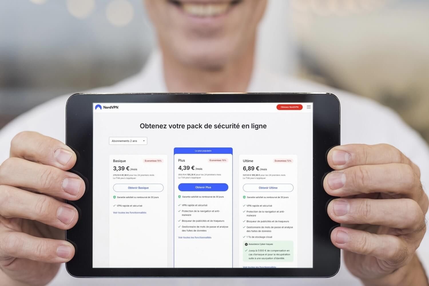 24 mois de protection ultime à -70% grâce à NordVPN