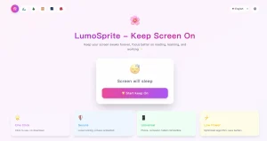 LumoSprite – Le site qui empêche votre écran de s'endormir