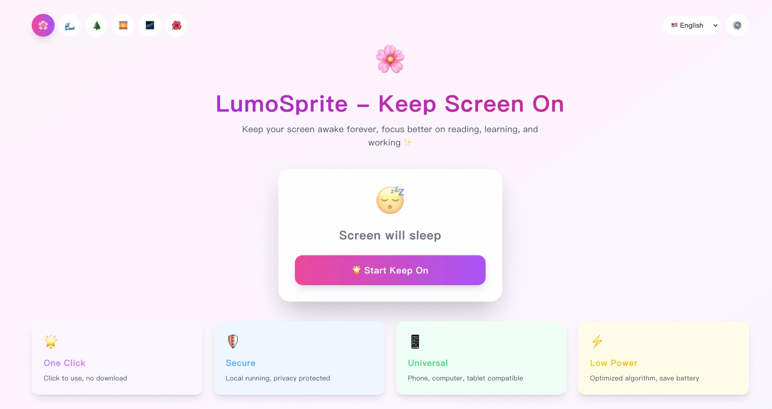 LumoSprite – Le site qui empêche votre écran de s'endormir