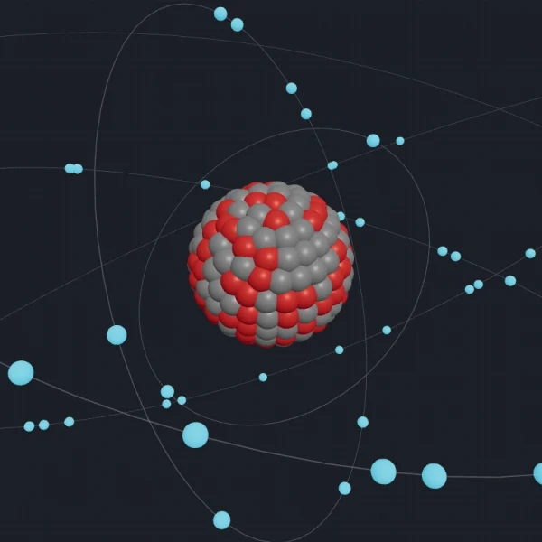 Explorez la structure des atomes en 3D directement en ligne