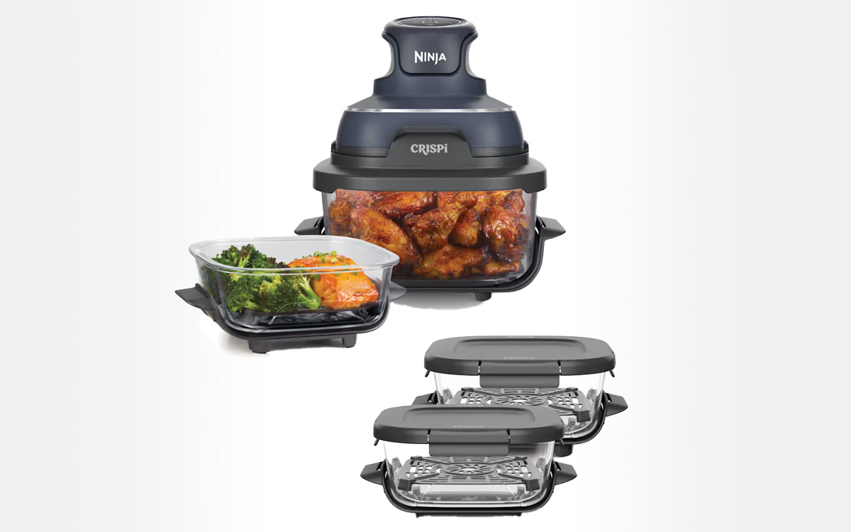 Le airfryer Ninja CRISPi Cyber Space avec 4 récipients en verre est de retour à prix cassé et il est encore moins cher !