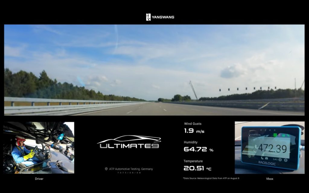 Cette vidéo de la BYD Yangwang U9 devenant la voiture électrique la plus rapide du monde est à voir absolument