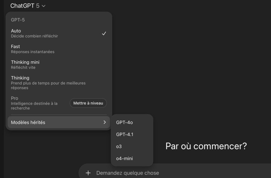 Avec GPT-5, OpenAI voulait tout simplifier mais c’est raté