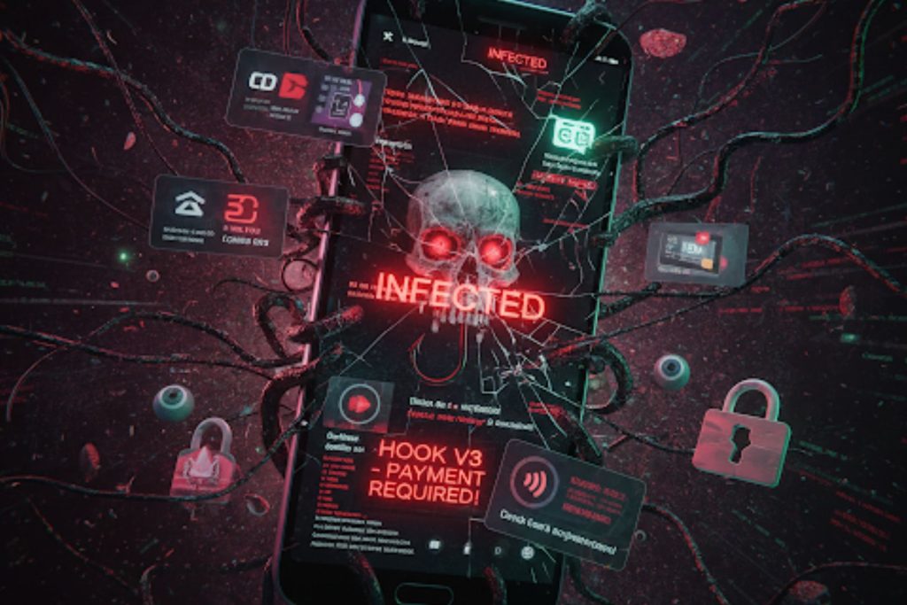 Nouvelle menace Android : le malware Hook mute et risque de faire un carnage