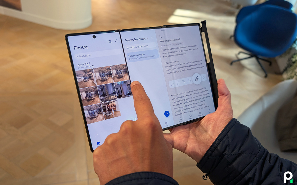 Voilà comment le smartphone pliable en 3 de Samsung devrait gérer le multitâche