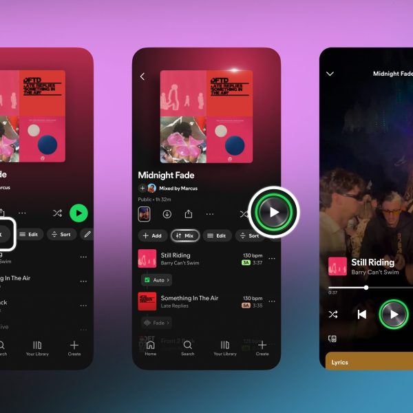Spotify fait de vous un DJ en intégrant les transitions personnalisées aux playlists