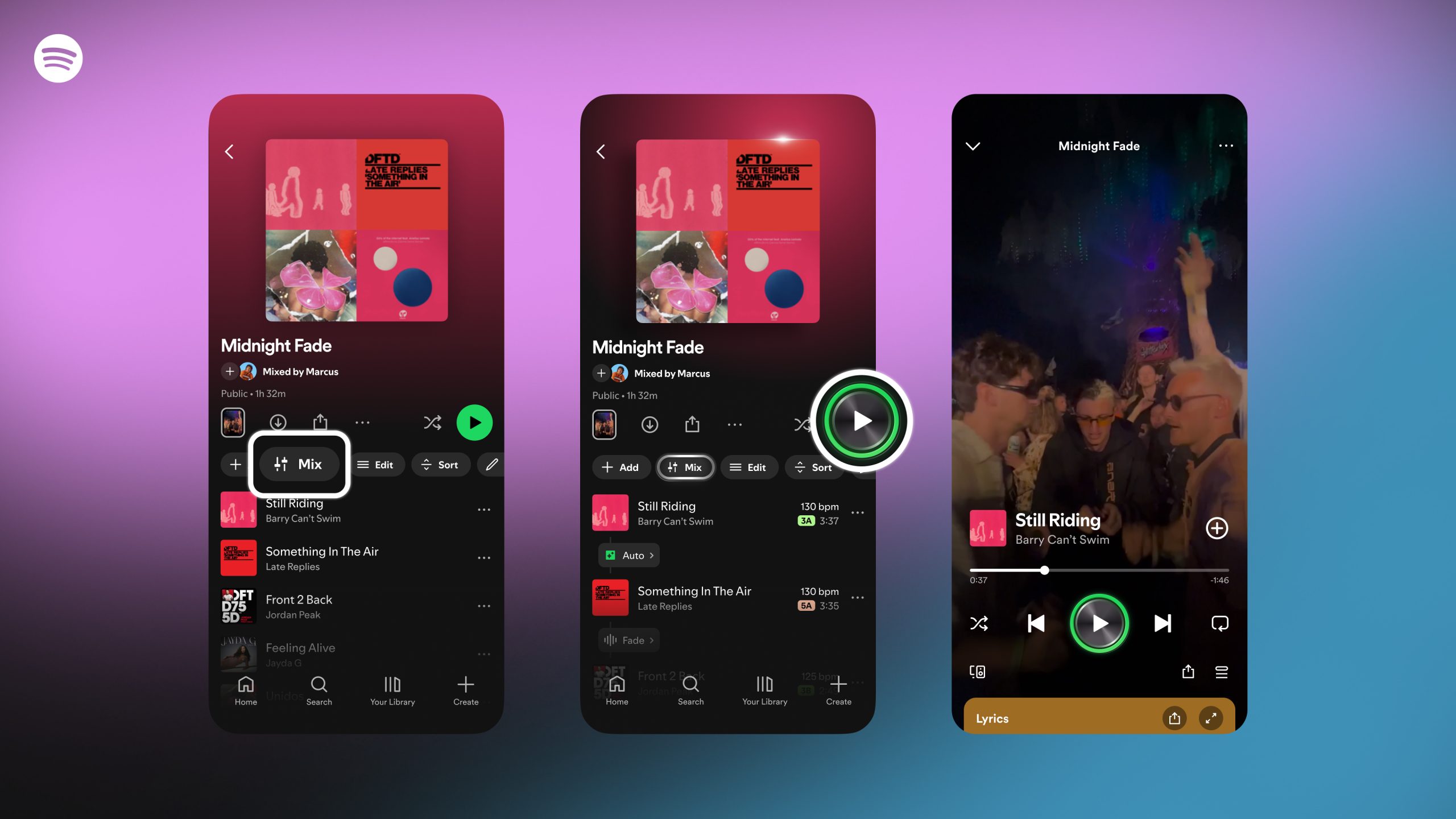Spotify fait de vous un DJ en intégrant les transitions personnalisées aux playlists