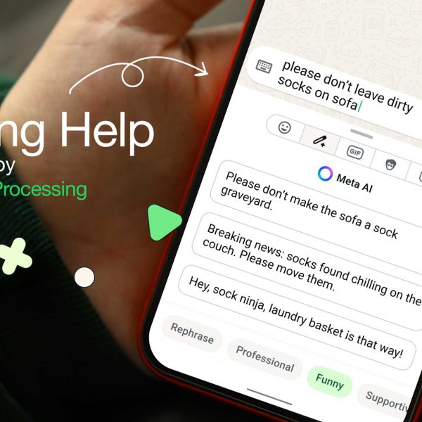 Fini les messages maladroits : WhatsApp déploie son IA pour réécrire vos messages