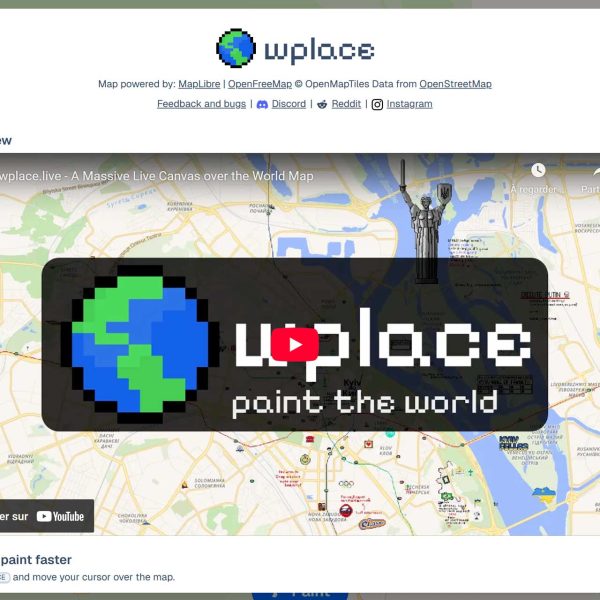 Wplace, la guerre des pixels victime de son succès : entre pannes techniques et messages politiques