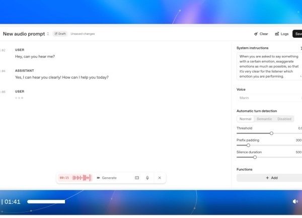 OpenAI et Microsoft dévoilent leurs propres modèles d'IA audio