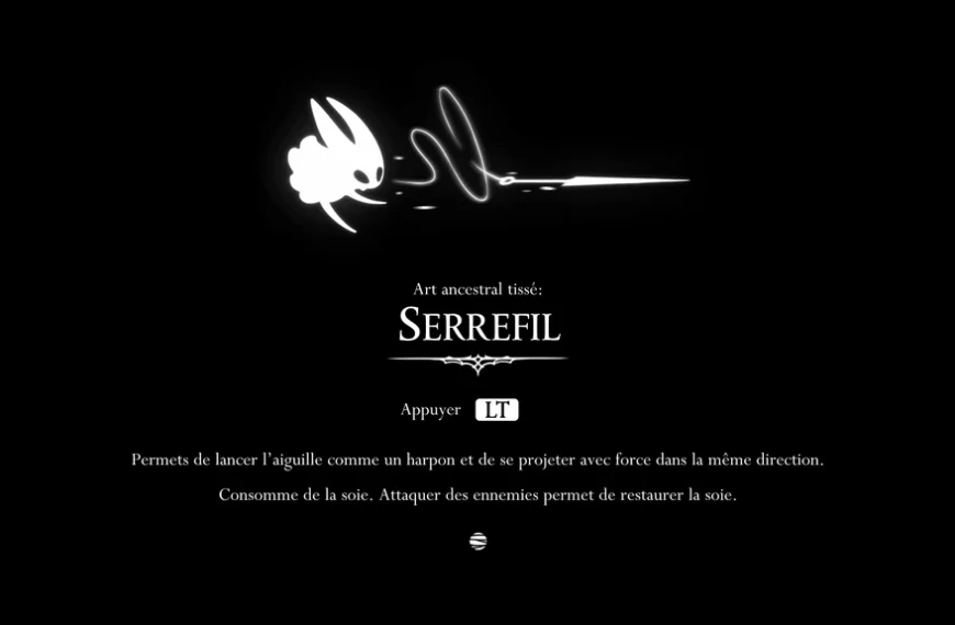 Serrefil Silksong : Clawline… où trouver cette capacité d'exploration pour Hornet et que permet-elle ?