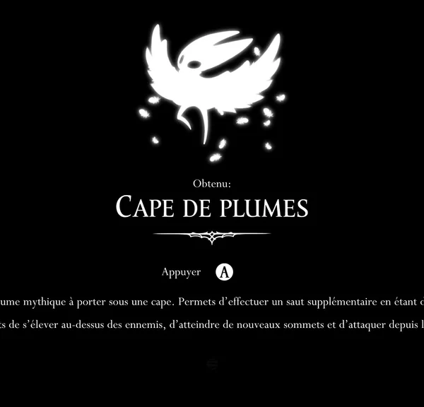 Double Saut Silksong : où trouver le double jump et la cape de plumes pour Hornet ?