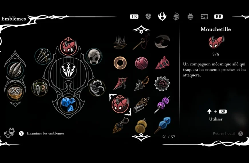 Outils Silksong : la liste des meilleurs tools par couleur avec les outils rouges, les outils bleus et les outils jaunes