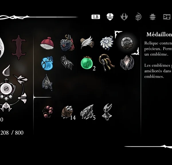 Médaillon de souvenir Silksong : où trouver tous les memory locket pour ses emblèmes ?