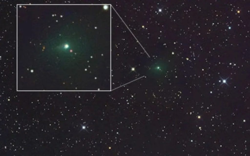 Cette photographie inédite de la plus vieille comète jamais observée révèle un autre de ses secrets