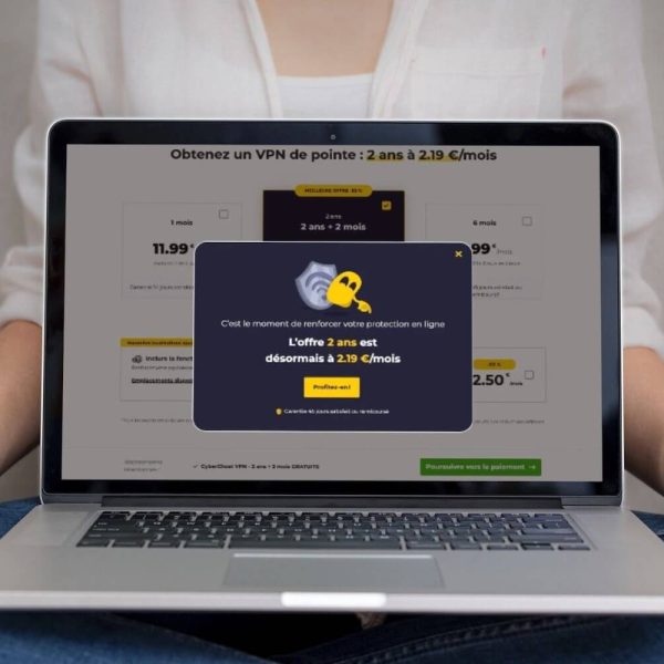 Ce VPN parfait pour le divertissement revient à seulement 2,19 €/mois grâce à une remise immédiate de 82%
