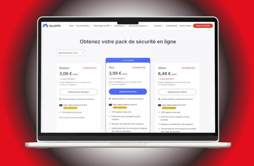 Erreur de prix sur NordVPN ! Dépêchez-vous pour gagner jusqu’à 525 € d’un coup