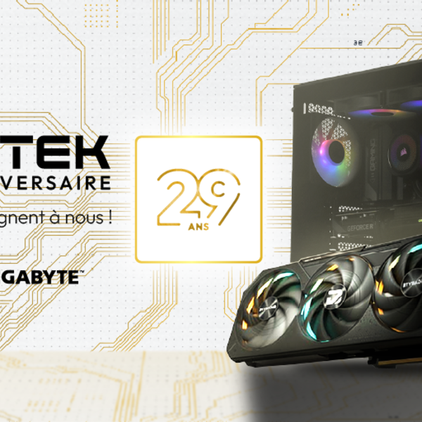 Cybertek fête ses 29 ans et lance pour l’occasion un PC gamer vedette avec Corsair et Gigabyte !
