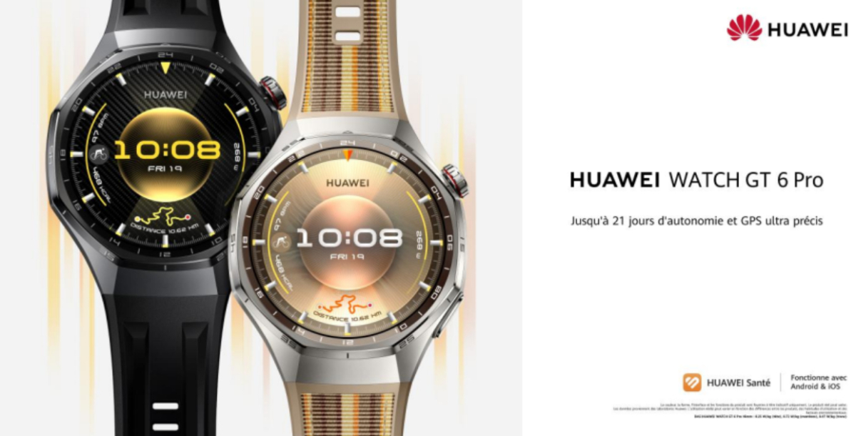 HUAWEI WATCH GT 6 Pro : la première montre connectée à prendre en charge la puissance virtuelle en cyclisme !