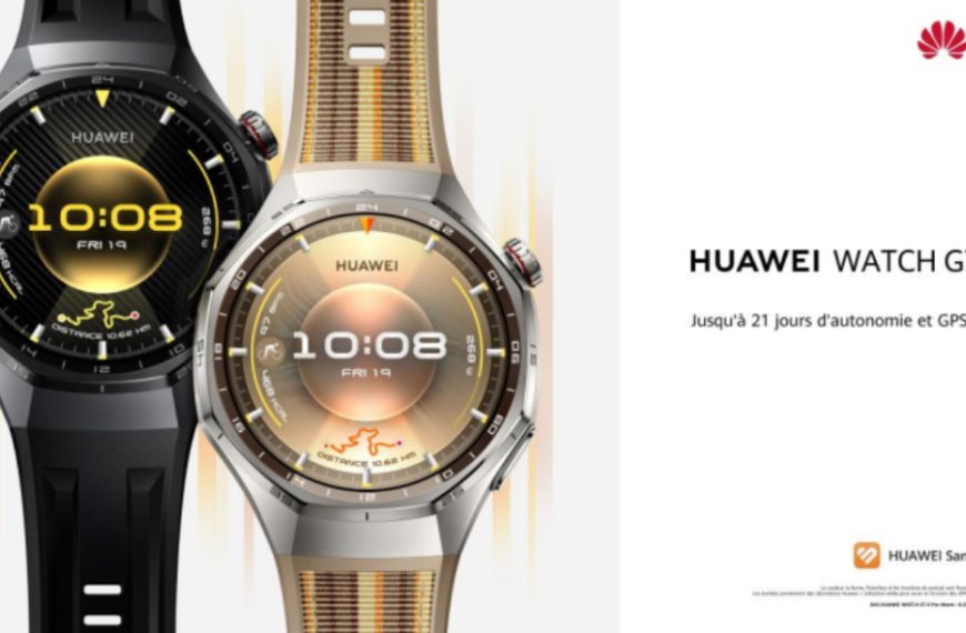 21 jours sans recharge : la promesse choc de la série HUAWEI WATCH GT 6 face à l’Apple Watch !