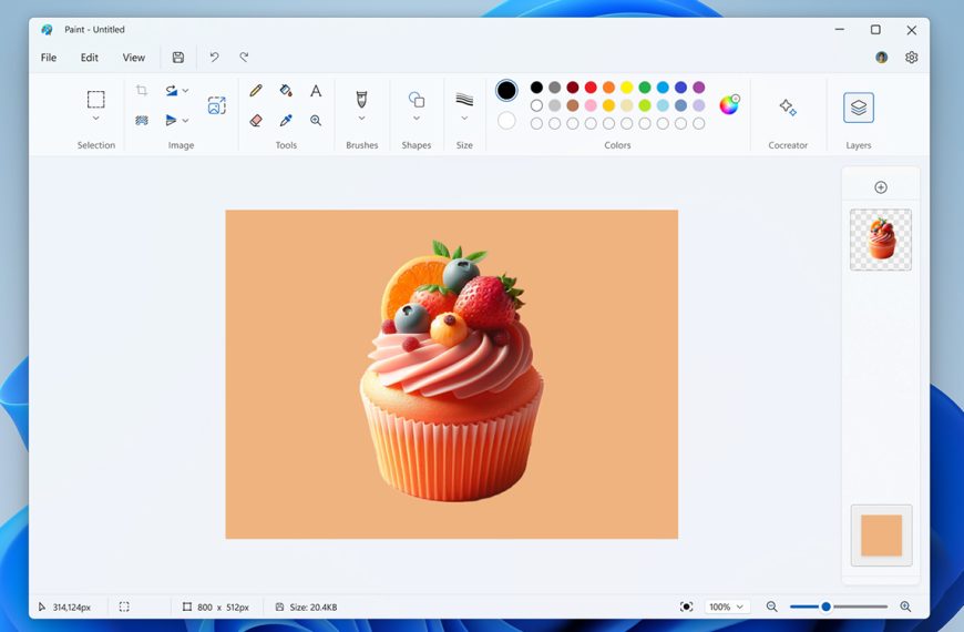 Paint n’est plus un logiciel à prendre à la légère et cette nouvelle fonctionnalité géniale le prouve