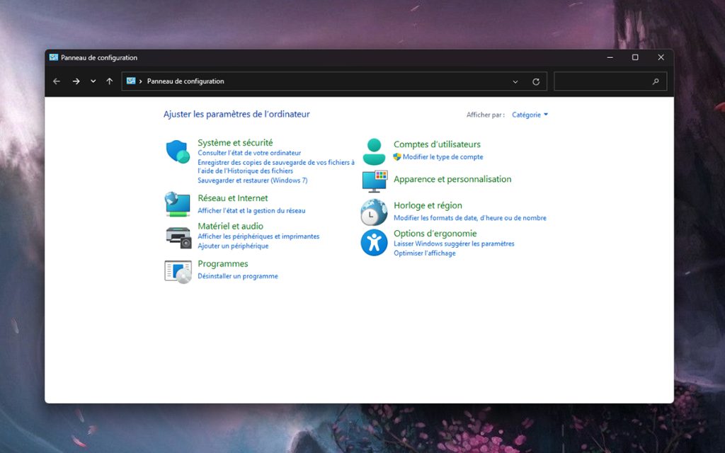 Windows 11 : Microsoft continue de pousser le Panneau de configuration vers la sortie