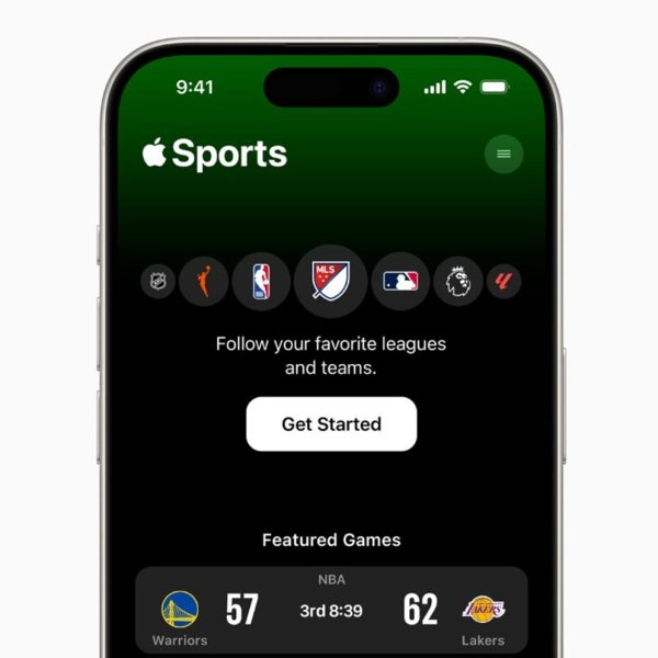 L’application Apple Sports arrive sur iPhone en France, et elle est gratuite