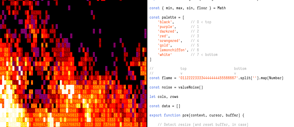 ertdfgcvb – Du Live Coding 100% ASCII