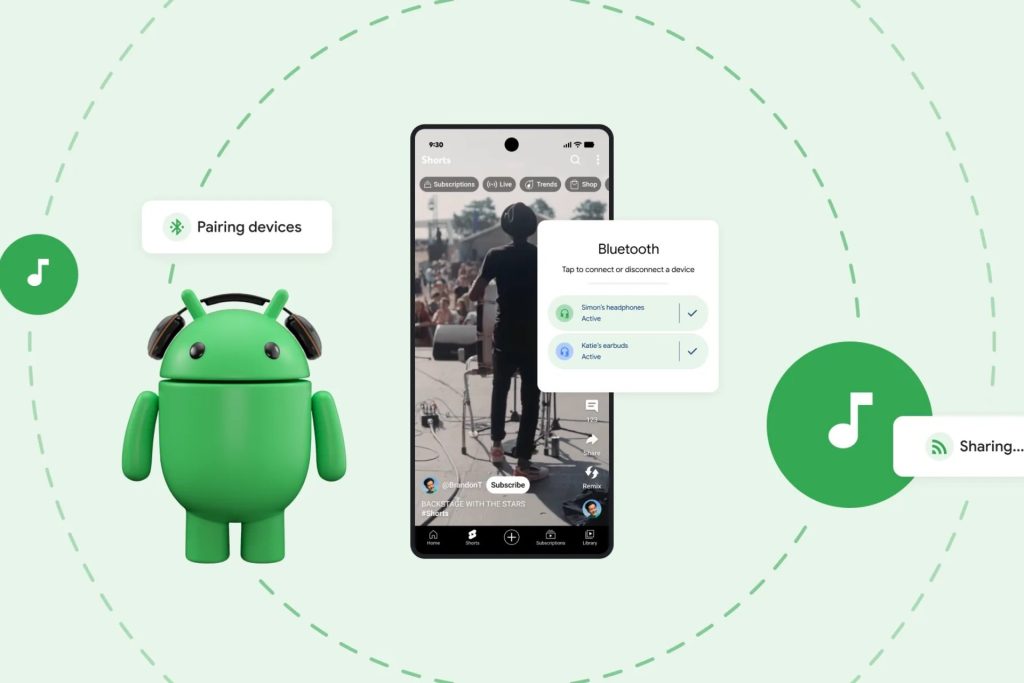 Google ouvre le partage audio Auracast à de nouveaux smartphones et écouteurs