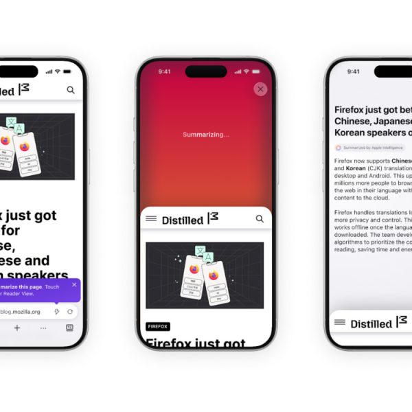 Firefox va vous faire secouer votre iPhone dans tous les sens pour résumer les pages web