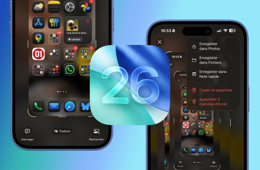 iOS 26 : comment désactiver l’aperçu en pleine page des captures d’écran