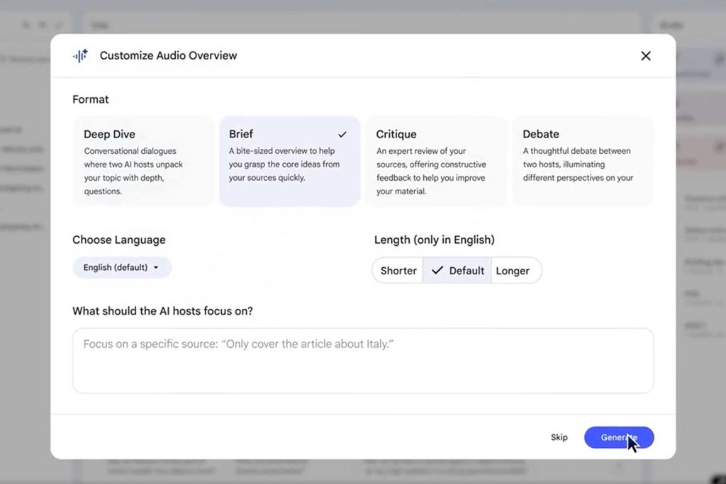 NotebookLM : Google offre à son IA le « don » de débattre et de critiquer