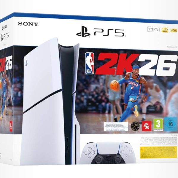 PS5 Slim : Amazon propose un très bon prix pour la console Sony avec le jeu NBA 2K26