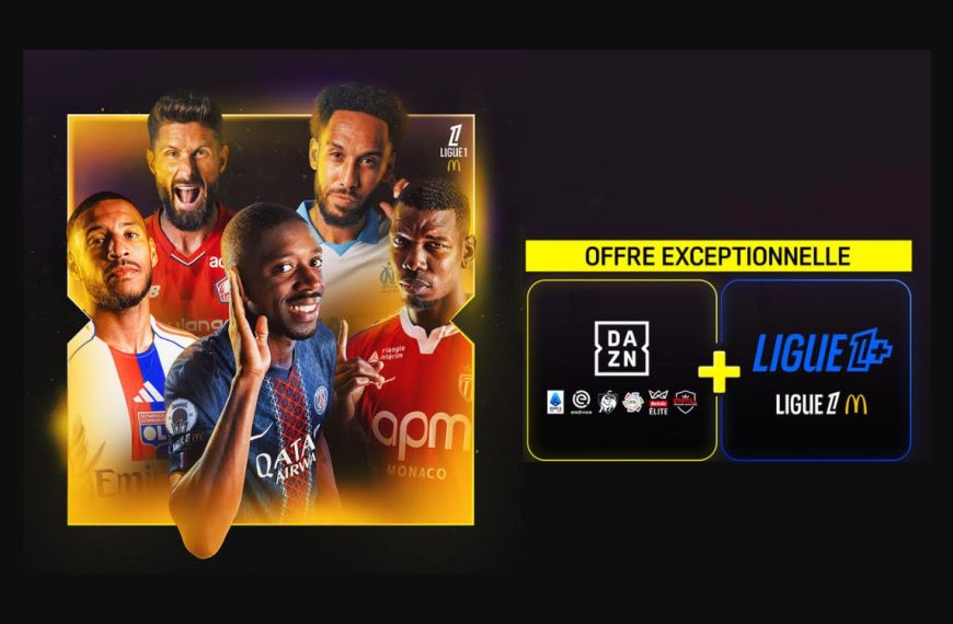 Suivez la Ligue 1, la Serie A et plus encore grâce à ce pack DAZN à petit prix !