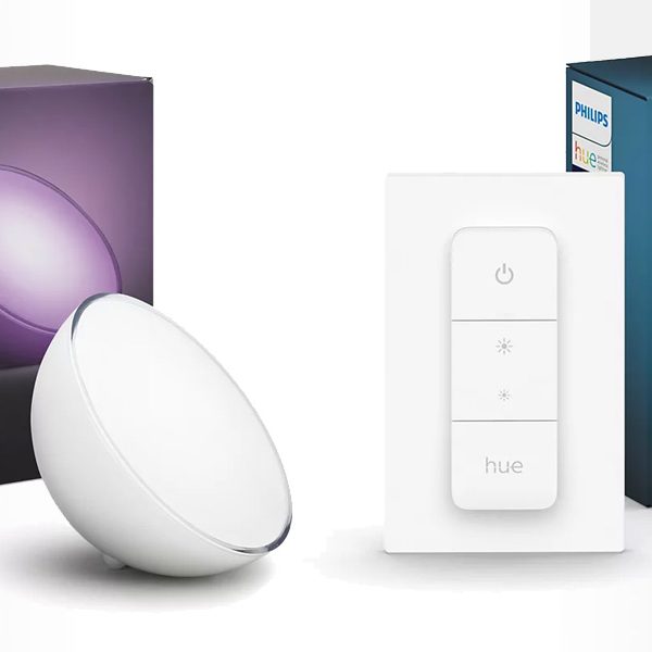 Lampe connectée Philips Hue Go + télécommande : Boulanger propose ce pack à moitié prix !