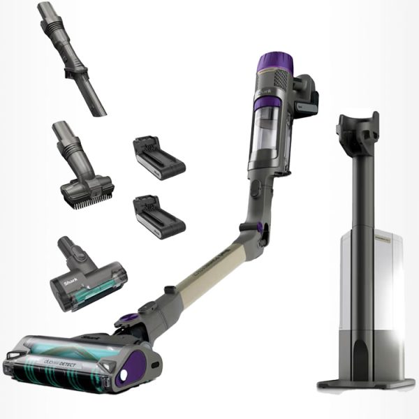 L’aspirateur Shark PowerDetect Clean passe à prix cassé dans un pack complet avec une base de vidage automatique et 2 batteries !