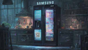 Samsung invente le frigo publicitaire