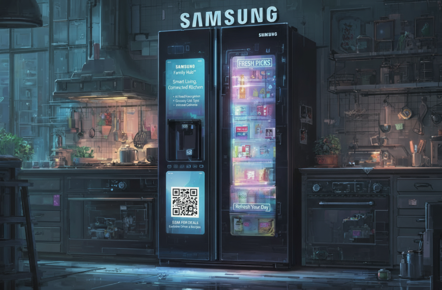 Samsung invente le frigo publicitaire