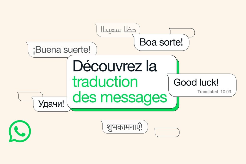 WhatsApp traduit les messages, avec un bonus sur Android