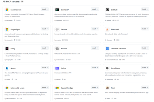 GitHub lance un registre rassemblant les serveurs MCP