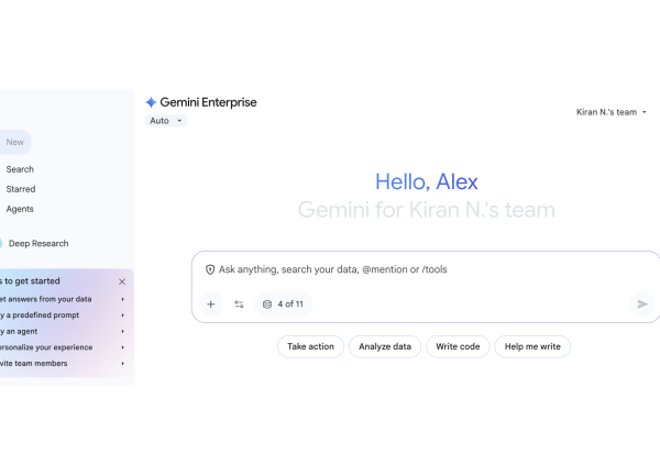 Face à la concurrence, Google Cloud lance Gemini Enterprise
