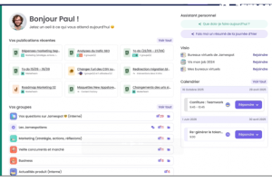 Jamespot intègre une pointe de GenAI dans Team Work