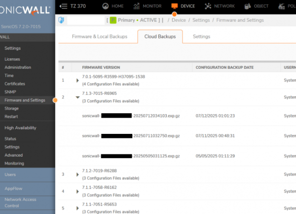 Piratage SonicWall : tous les clients du back-up cloud touchés