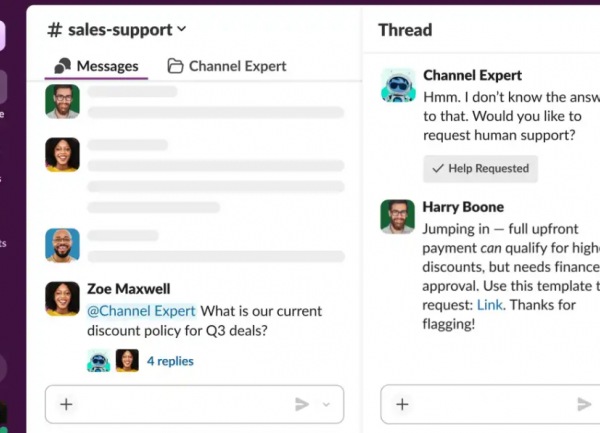 Salesforce connecte Slackbot aux agents IA