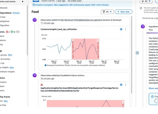 Après sa panne, AWS ajoute de l'analyse post-mortem dans CloudWatch
