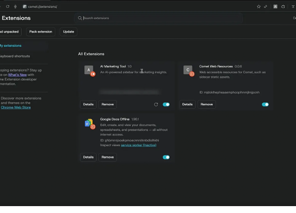 Des extensions usurpent les fonctions IA des navigateurs