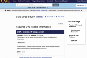 Une faille critique de Microsoft WSUS exploitée à grande échelle
