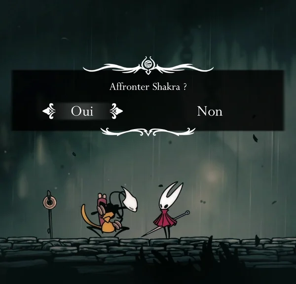 Shakra Boss Silksong : comment déclencher le fight contre la vendeuse de cartes ?