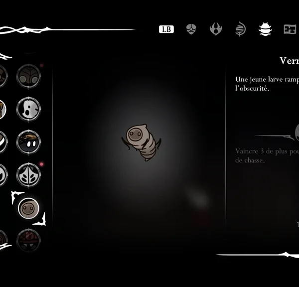 Vermille Silksong : Squirm… Comment compléter cette entrée du journal du chasseur ?