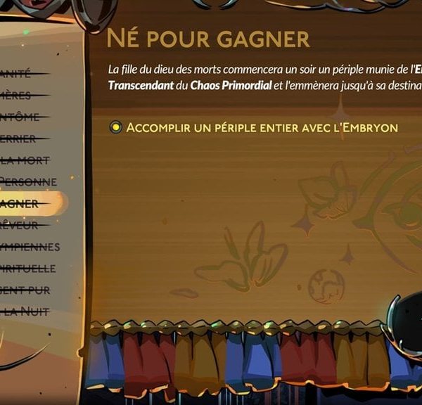 Né pour gagner Hades 2 : Comment lancer et terminer la prophétie Born to Win pour le trophée indispensable au 100% ?